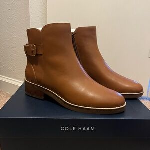 Cole Haan Hampshire Bootie in British Tan Leather